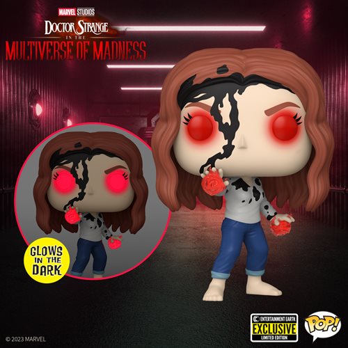 Doctor Strange in the Multiverse of Madness Wanda (Earth-838) Glow-in-the-Dark Pop! Vinyl Entertainment Earth Exclusive