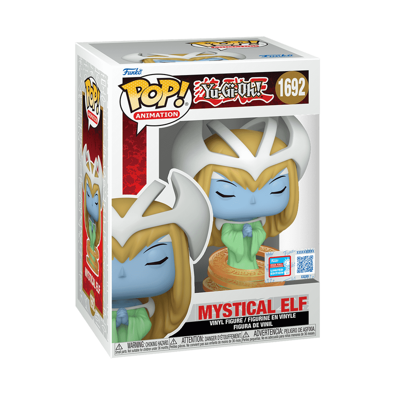 Mystical Elf Funko Pop! Yu-Gi-Oh! - NYCC 2024 Exclusive Shared Sticker Vinyl Figure #1692 with Case