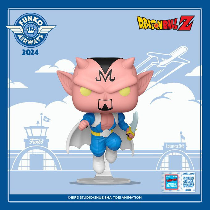 NYCC 2024 Funko Pop! Animation DRAGON BALL Z DABURA Figure - Official Sticker