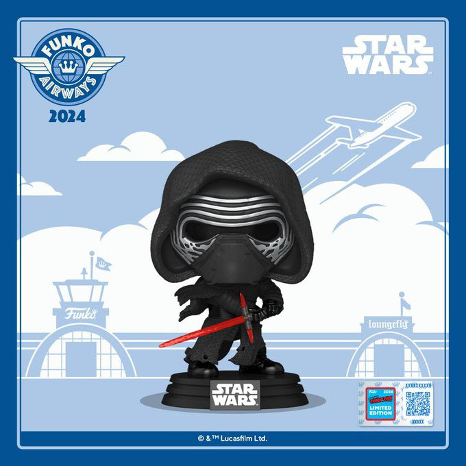 Funko POP! Star Wars: Kylo Ren Official 2024 NYCC Exclusive Comic Con Sticker
