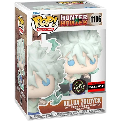 Hunter x Hunter Killua Zoldyck Godspeed Funko Pop! Vinyl Figure #1106 - AAA Anime Exclusive Chase
