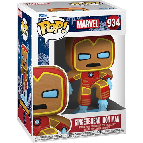 Marvel Holiday Gingerbread Iron Man Funko Pop! Vinyl Figure