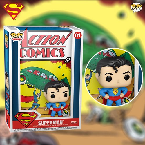 Superman Action Comics Pop! Comic Cover Figure